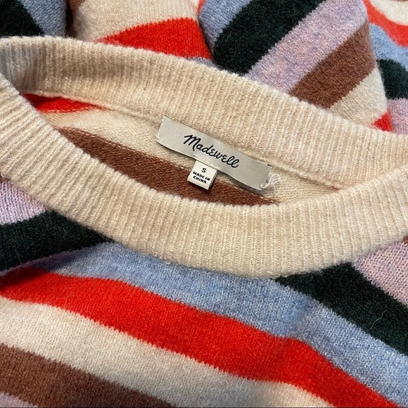 Madewell Striped James Pullover Sweater S - Picture 9 of 9
